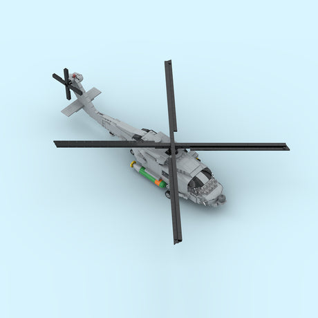 MOC-204867 MH-60R Navy Helicopter Building Blocks Set(846PCS) - cubertime