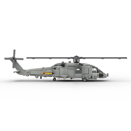 MOC-206841 1/35 Scale SH-60 SEA HAWK Helicopter Building Blocks Set (1028PCS) - cubertime