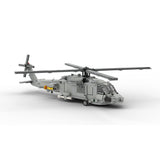 MOC-206841 1/35 Scale SH-60 SEA HAWK Helicopter Building Blocks Set (1028PCS) - cubertime