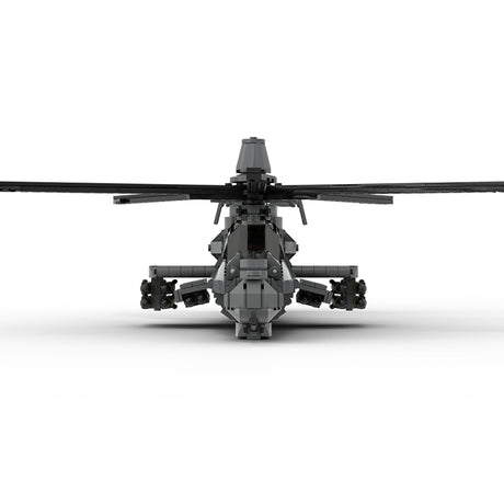 MOC-208482 1/35 Scale RAH-66 Comanche Stealth Helicopter Building Blocks Set - cubertime