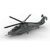 MOC-208482 1/35 Scale RAH-66 Comanche Stealth Helicopter Building Blocks Set - cubertime