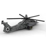 MOC-208482 1/35 Scale RAH-66 Comanche Stealth Helicopter Building Blocks Set - cubertime
