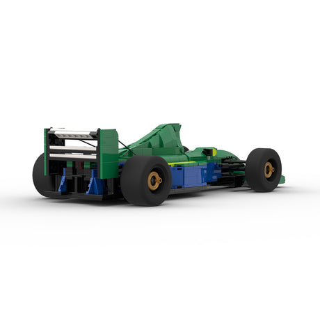 MOC-213339 1/16 Scale Jordan 191 1991 F1 Race Car Building Blocks Set(717PCS) - cubertime