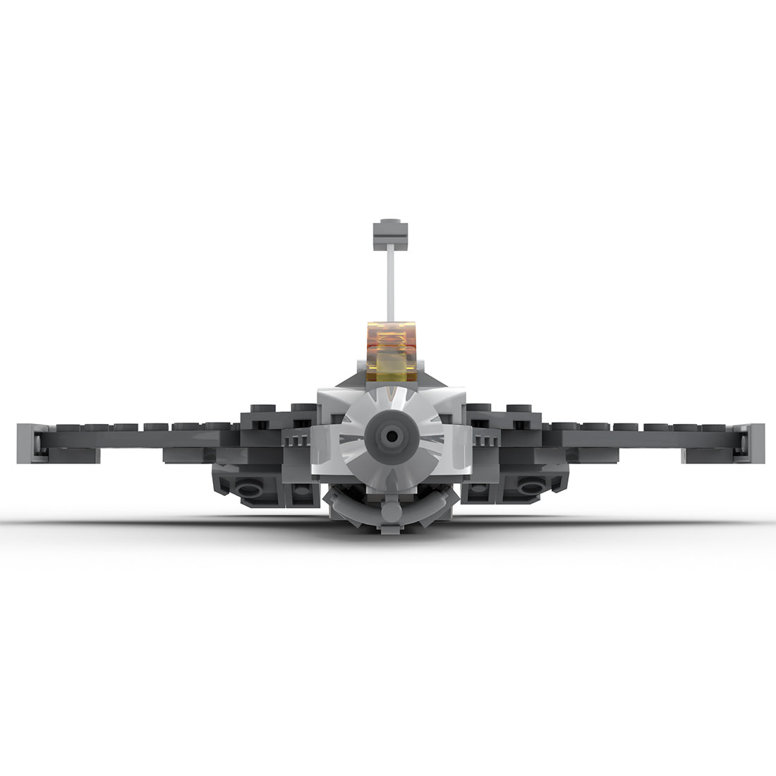 MOC-218783 1/72 Scale F-16 Fighting Falcon Fighter Aircraft Building Block Set, Single-Engine Lightweight Military Aircraft Model with Display Stand (241PCS) - CUBERTIME