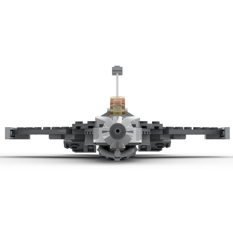 MOC-218783 1/72 Scale F-16 Fighting Falcon Fighter Aircraft Building Block Set, Single-Engine Lightweight Military Aircraft Model with Display Stand (241PCS) - CUBERTIME