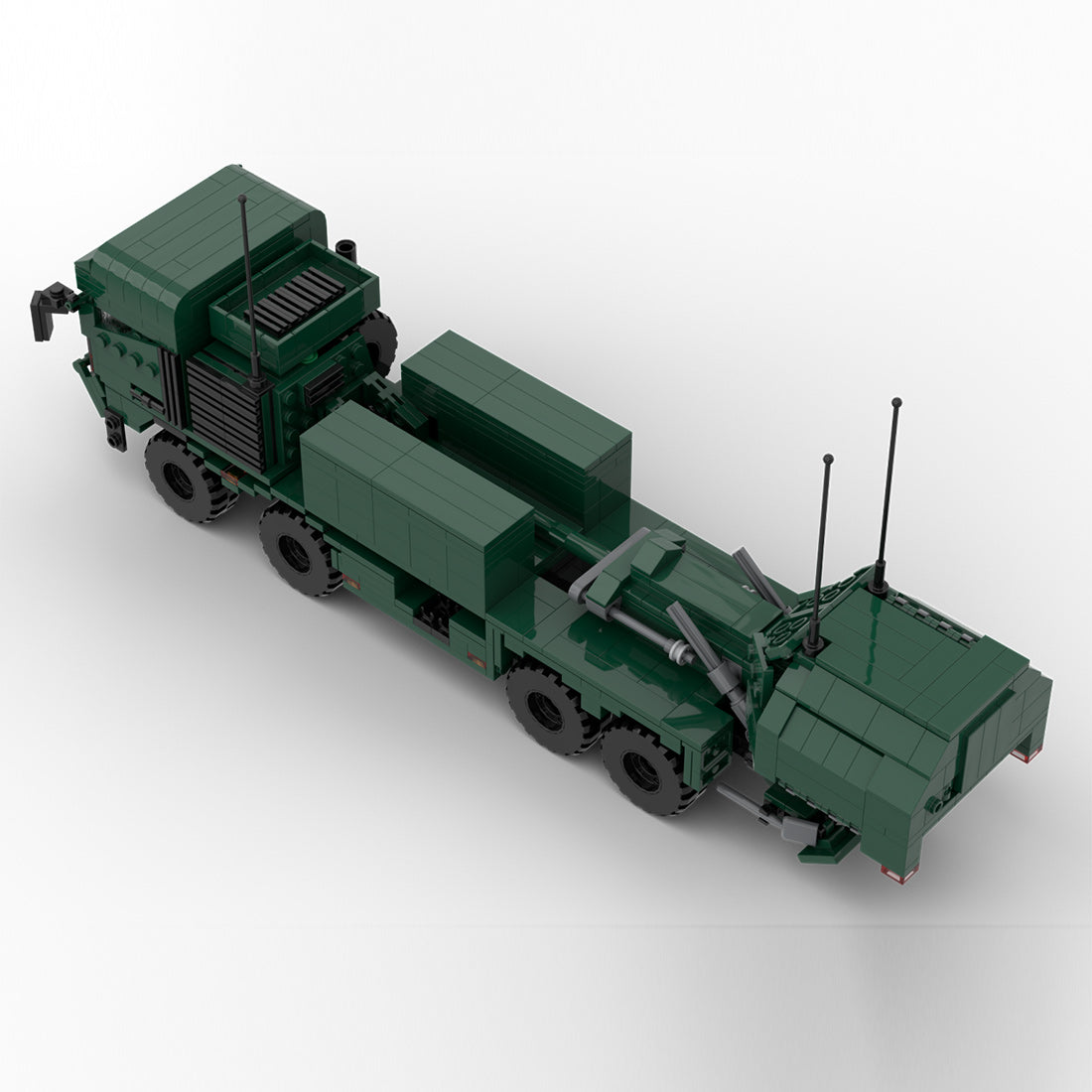 MOC-219203 Archer 8x8 Self-Propelled Howitzer Building Blocks, Military Artillery Vehicle, Rotating Turret(1029PCS) - cubertime