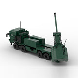 MOC-219203 Archer 8x8 Self-Propelled Howitzer Building Blocks, Military Artillery Vehicle, Rotating Turret(1029PCS) - cubertime