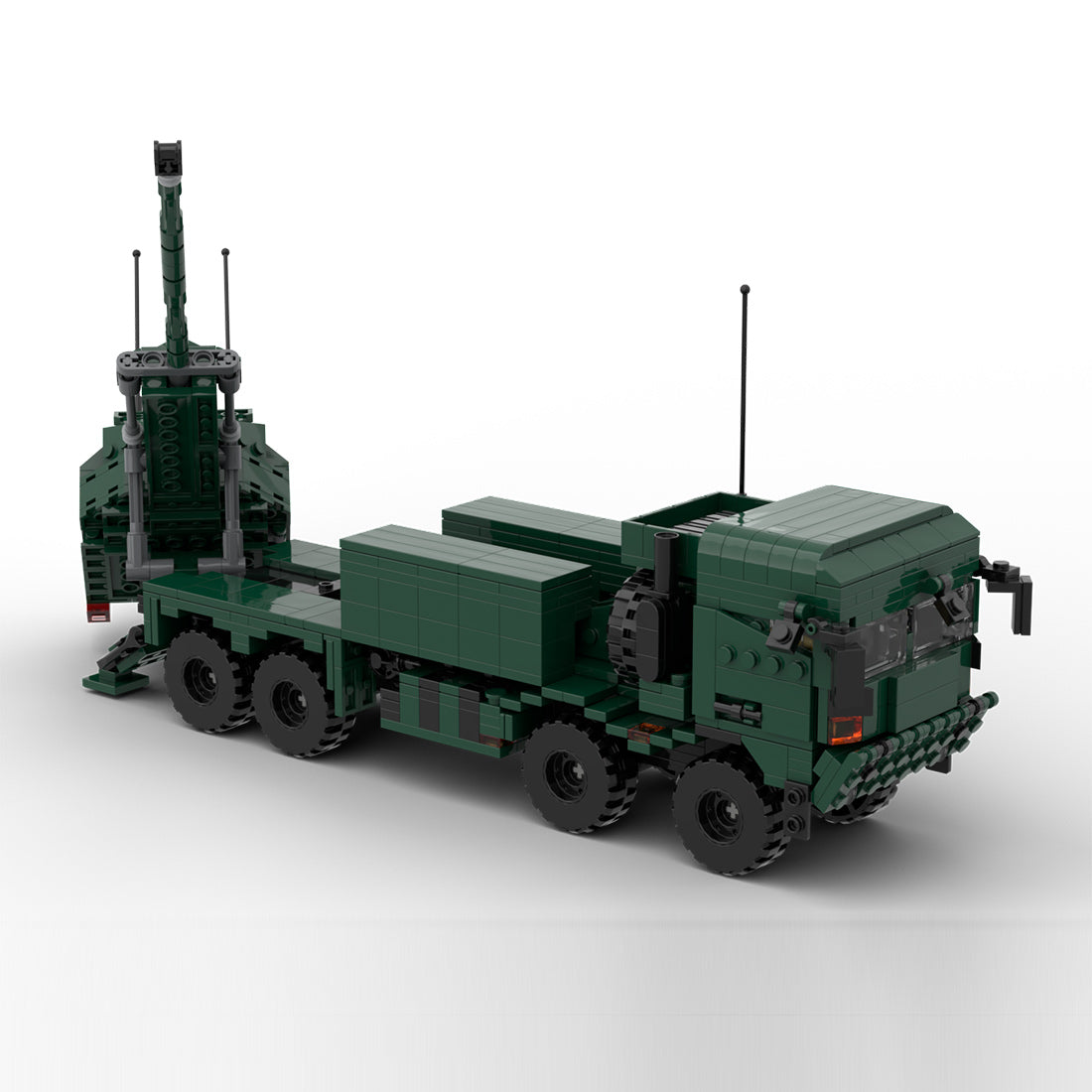 MOC-219203 Archer 8x8 Self-Propelled Howitzer Building Blocks, Military Artillery Vehicle, Rotating Turret(1029PCS) - cubertime