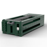 MOC-221352 RMMV 8x8 Military Logistics Transport Truck Building Block Model with Multiple Cargo Loads, Crane Loading System(3197PCS) - cubertime