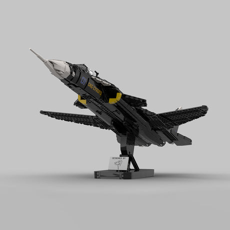MOC-222886 1/35 Scale Military Su-47 Berkut Combat Fighter Building Blocks Set(1968PCS) - cubertime