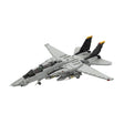 MOC-223761 1/35 Scale （V3）F-14 Carrier-Capable Fighter Building Blocks Set (2443PCS) - cubertime