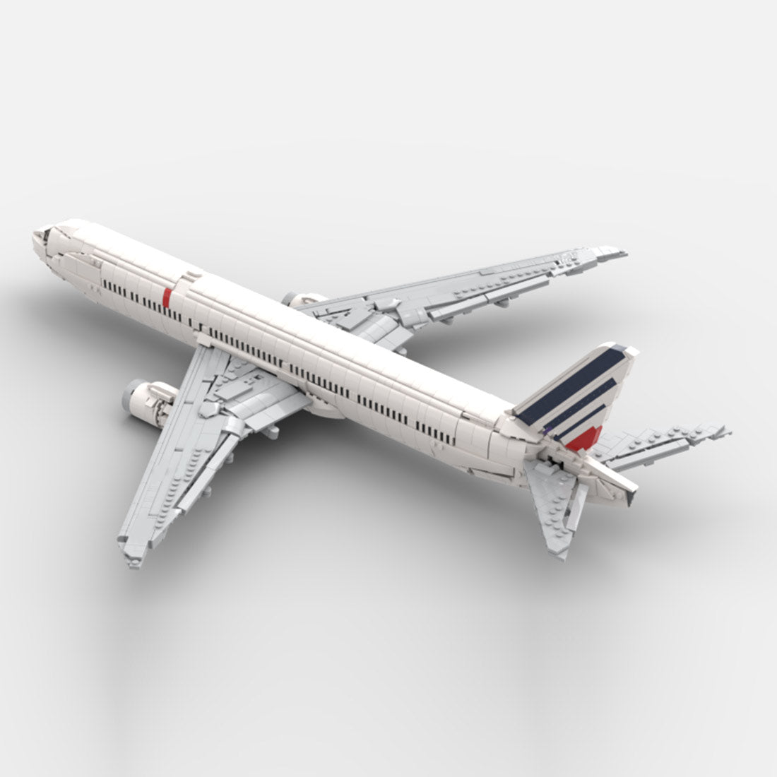 MOC-225643 French 777-300er Passenger Aircraft Building Blocks Set(2206PCS) - cubertime
