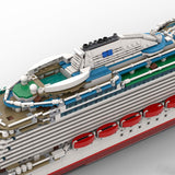 MOC-226256 1:400 Scale Royal Princess Cruise Ship Super Flagship Building Blocks Set（4595PCS）- cubertime