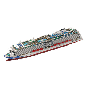 MOC-226256 1:400 Scale Royal Princess Cruise Ship Super Flagship Building Blocks Set（4595PCS）- cubertime