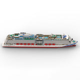 MOC-226256 1:400 Scale Royal Princess Cruise Ship Super Flagship Building Blocks Set（4595PCS）- cubertime