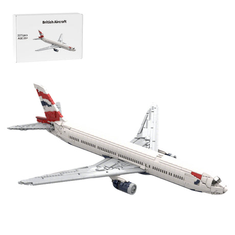 MOC-227119 British Airways 777-300er Civil Aircraft Building Blocks Set(2271PCS) - cubertime