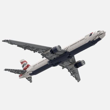 MOC-227119 British Airways 777-300er Civil Aircraft Building Blocks Set(2271PCS) - cubertime