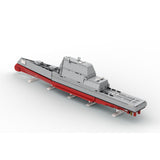 MOC-227260 USS DDG-1000 Zumwalt-class Stealth Destroyer Building Blocks Set(1014PCS), Naval Ship Series - cubertime