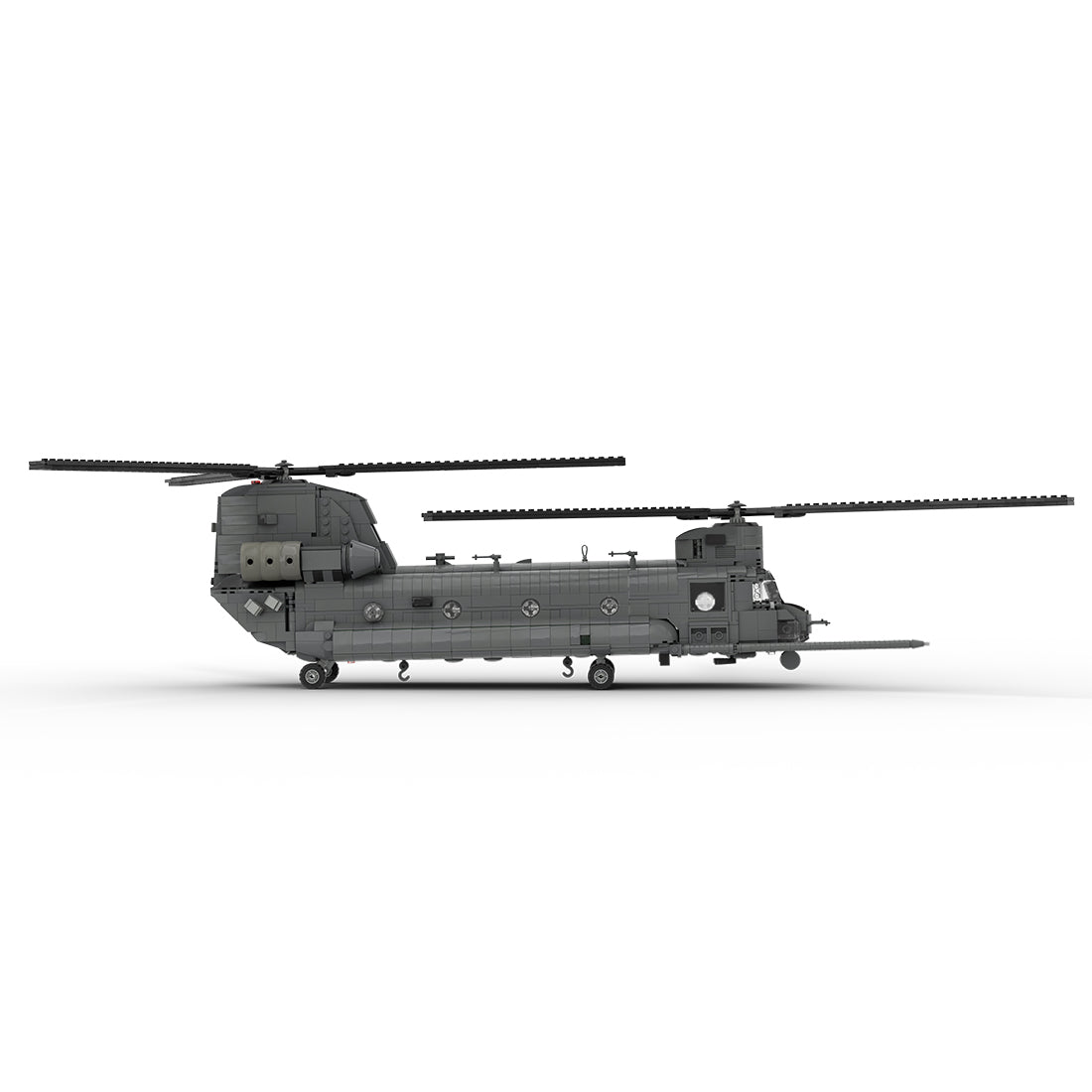 MOC-227856 1/35 Scale Heavy Lift Transport Helicopter Building Blocks Set - cubertime