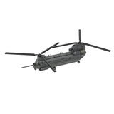MOC-227856 1/35 Scale Heavy Lift Transport Helicopter Building Blocks Set - cubertime