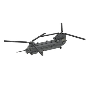 MOC-227856 1/35 Scale Heavy Lift Transport Helicopter Building Blocks Set - cubertime