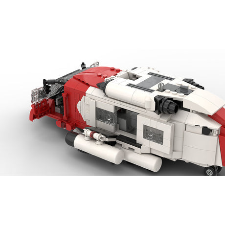 MOC-229660 1/35 Scale American HH-60J Helicopter Building Blocks Set - cubertime