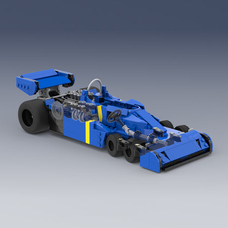 MOC-229746 Tyrrell P34 Six-Wheeler 1976 F1 Race Car Model Building Blocks Set(808PCS) - cubertime