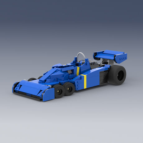 MOC-229746 Tyrrell P34 Six-Wheeler 1976 F1 Race Car Model Building Blocks Set(808PCS) - cubertime