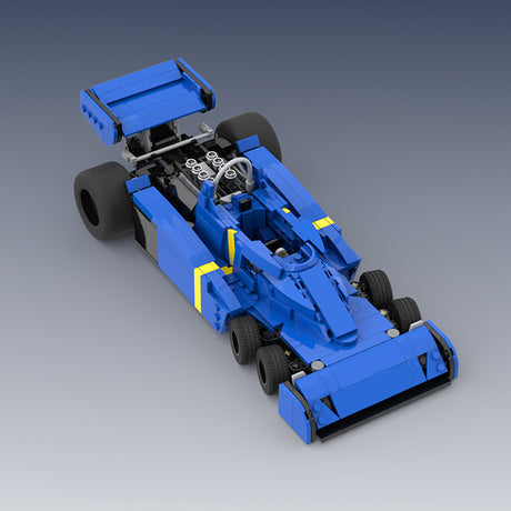 MOC-229746 Tyrrell P34 Six-Wheeler 1976 F1 Race Car Model Building Blocks Set(808PCS) - cubertime