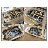 MOC-230069 1/38 Scale Ultra Yacht Building Blocks Set(47836PCS) - cubertime