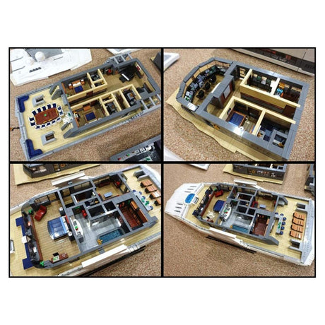 MOC-230069 1/38 Scale Ultra Yacht Building Blocks Set(47836PCS) - cubertime