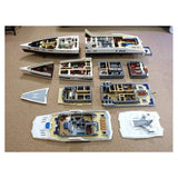MOC-230069 1/38 Scale Ultra Yacht Building Blocks Set(47836PCS) - cubertime
