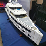 MOC-230069 1/38 Scale Ultra Yacht Building Blocks Set(47836PCS) - cubertime