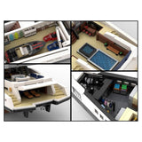 MOC-230069 1/38 Scale Ultra Yacht Building Blocks Set(47836PCS) - cubertime