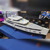 MOC-230069 1/38 Scale Ultra Yacht Building Blocks Set(47836PCS) - cubertime