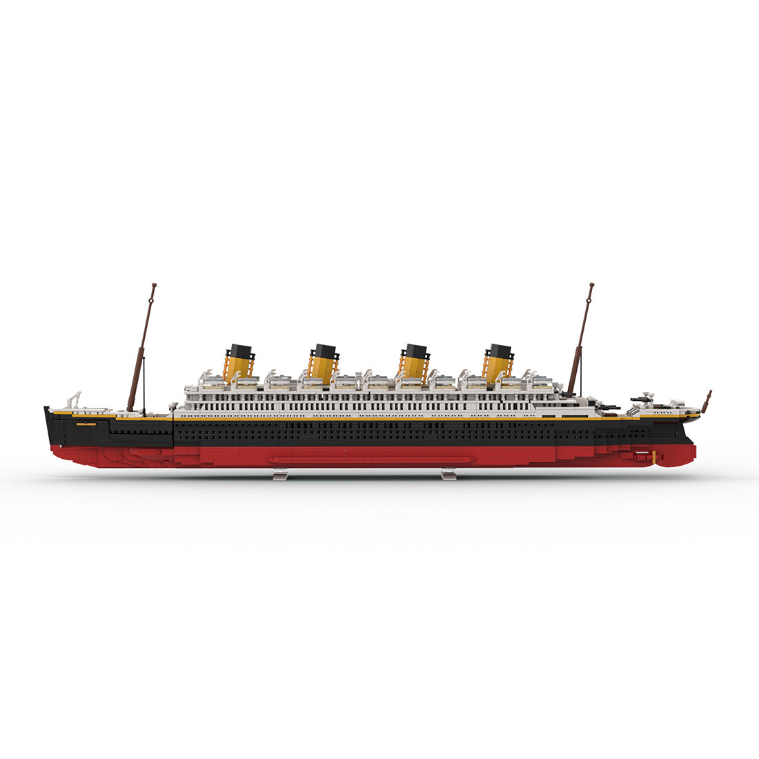 MOC-235582 1/300 Scale RMS Olympic White Star Line Olympic-Class Building Blocks Set(3441PCS),  Ocean Liner Series - cubertime