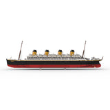 MOC-235582 1/300 Scale RMS Olympic White Star Line Olympic-Class Building Blocks Set(3441PCS),  Ocean Liner Series - cubertime