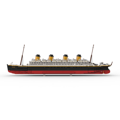 MOC-235582 1/300 Scale RMS Olympic White Star Line Olympic-Class Building Blocks Set(3441PCS),  Ocean Liner Series - cubertime