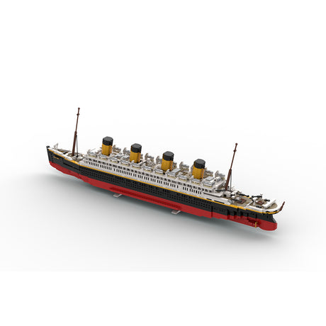 MOC-235582 1/300 Scale RMS Olympic White Star Line Olympic-Class Building Blocks Set(3441PCS),  Ocean Liner Series - cubertime