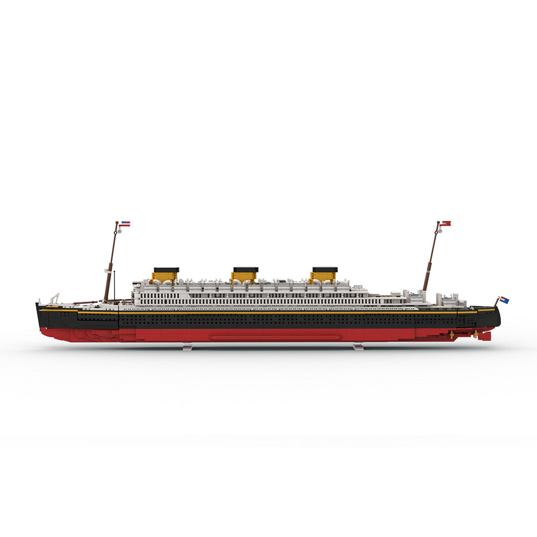 MOC-237068 RMMV Oceanic White Star Line Unfinished Building Blocks Set(3973PCS), Ocean Liner Series - cubertime