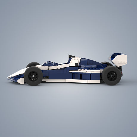 MOC-239452 1/27 Scale Brabham BT52B 1983 F1 Race Car Building Block Set(731PCS) - cubertime