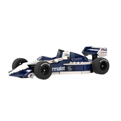 MOC-239452 1/27 Scale Brabham BT52B 1983 F1 Race Car Building Block Set(731PCS) - cubertime
