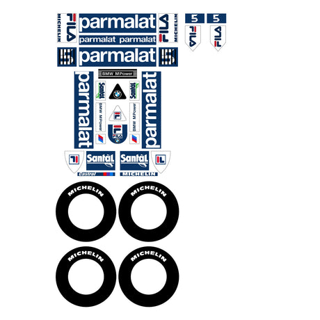 MOC-239452 1/27 Scale Brabham BT52B 1983 F1 Race Car Building Block Set(731PCS) - cubertime