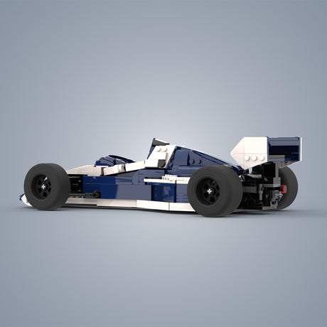 MOC-239452 1/27 Scale Brabham BT52B 1983 F1 Race Car Building Block Set(731PCS) - cubertime