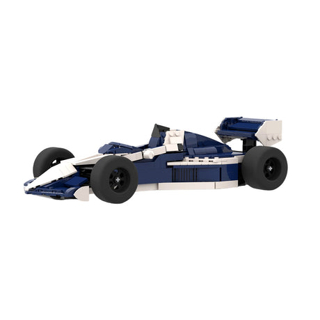 MOC-239452 1/27 Scale Brabham BT52B 1983 F1 Race Car Building Block Set(731PCS) - cubertime
