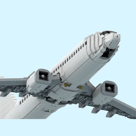 MOC-243084 Boeing 737-800 Style Twin-Engine Commercial Airliner Building Blocks Set（2673PCS）- cubertime