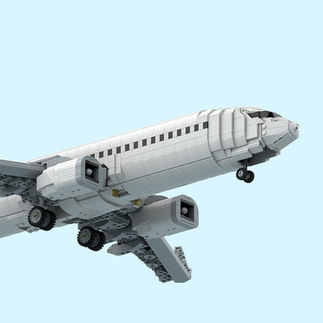 MOC-243084 Boeing 737-800 Style Twin-Engine Commercial Airliner Building Blocks Set（2673PCS）- cubertime