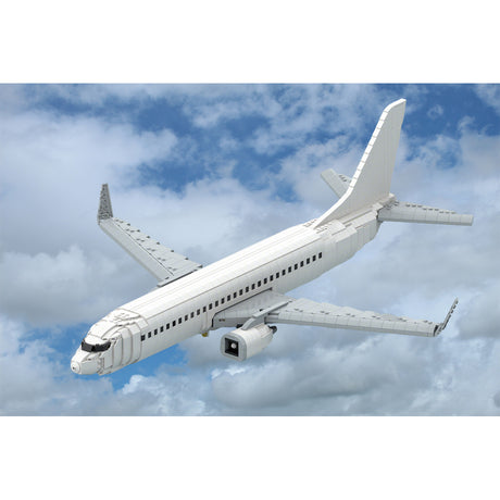 MOC-243084 Boeing 737-800 Style Twin-Engine Commercial Airliner Building Blocks Set（2673PCS）- cubertime