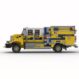 MOC-243349 City Brush Fire Truck Building Block Set（767PCS） - CUBERTIME