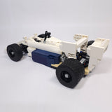 MOC-251154 1/16 Scale Toleman TG184 1984 F1 Monaco GP Race Car Model Building Blocks Set(737PCS/White & Blue) - cubertime